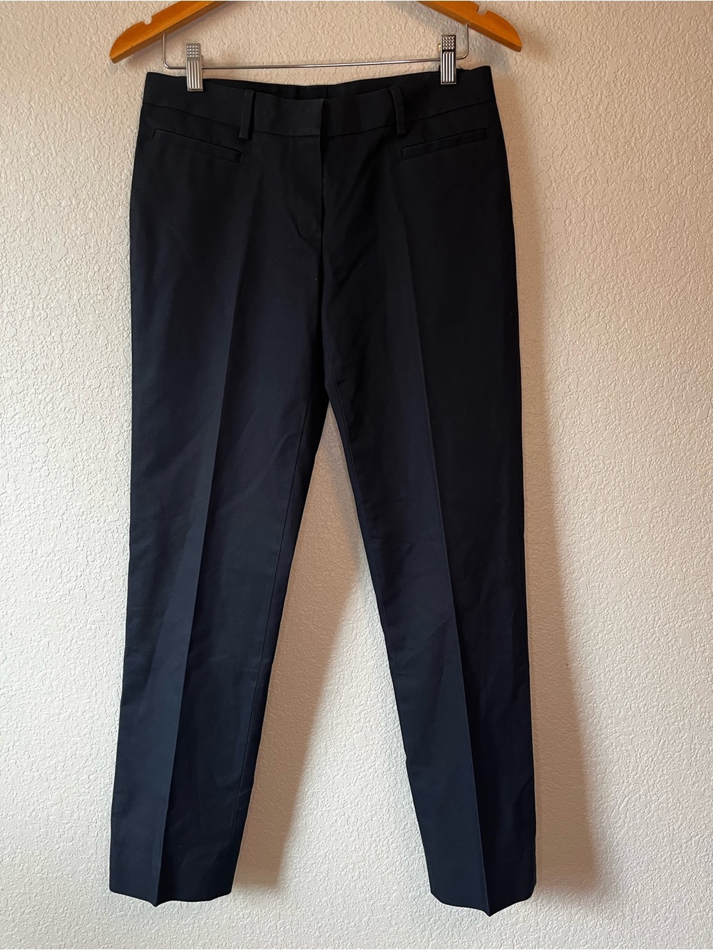 Brooks Brothers Natalie Fit Navy Cotton Trousers 4